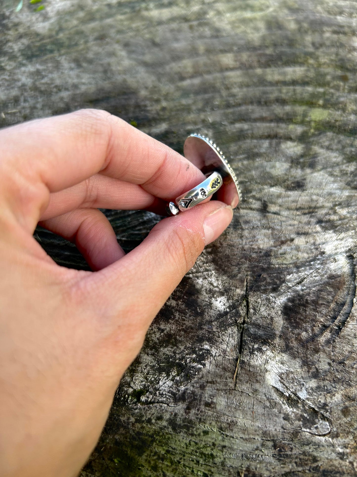 Bague en Agate du Montana