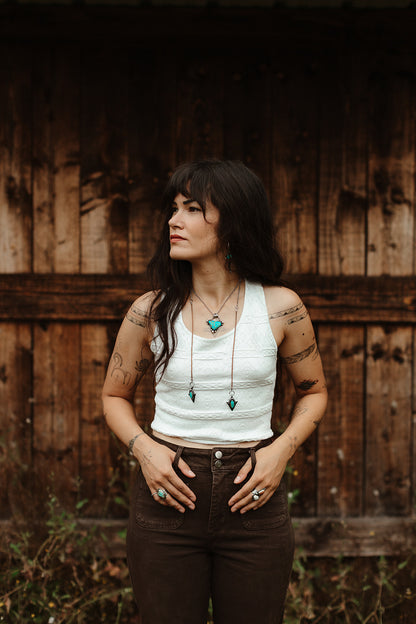 Collier lasso { Eole }