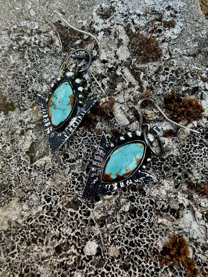 Boucles d’oreilles { Dusty Blue }