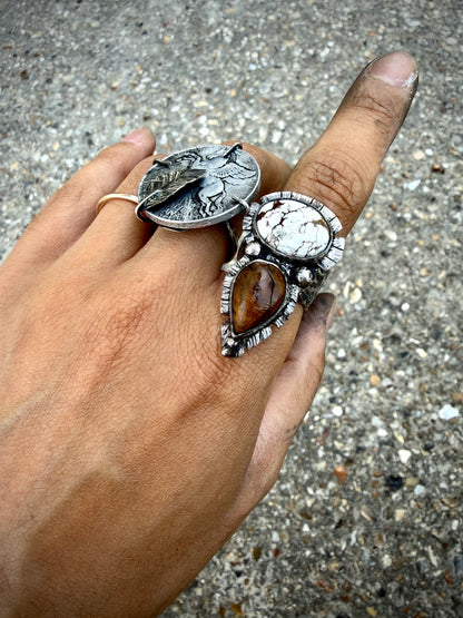 Bague { White horse }