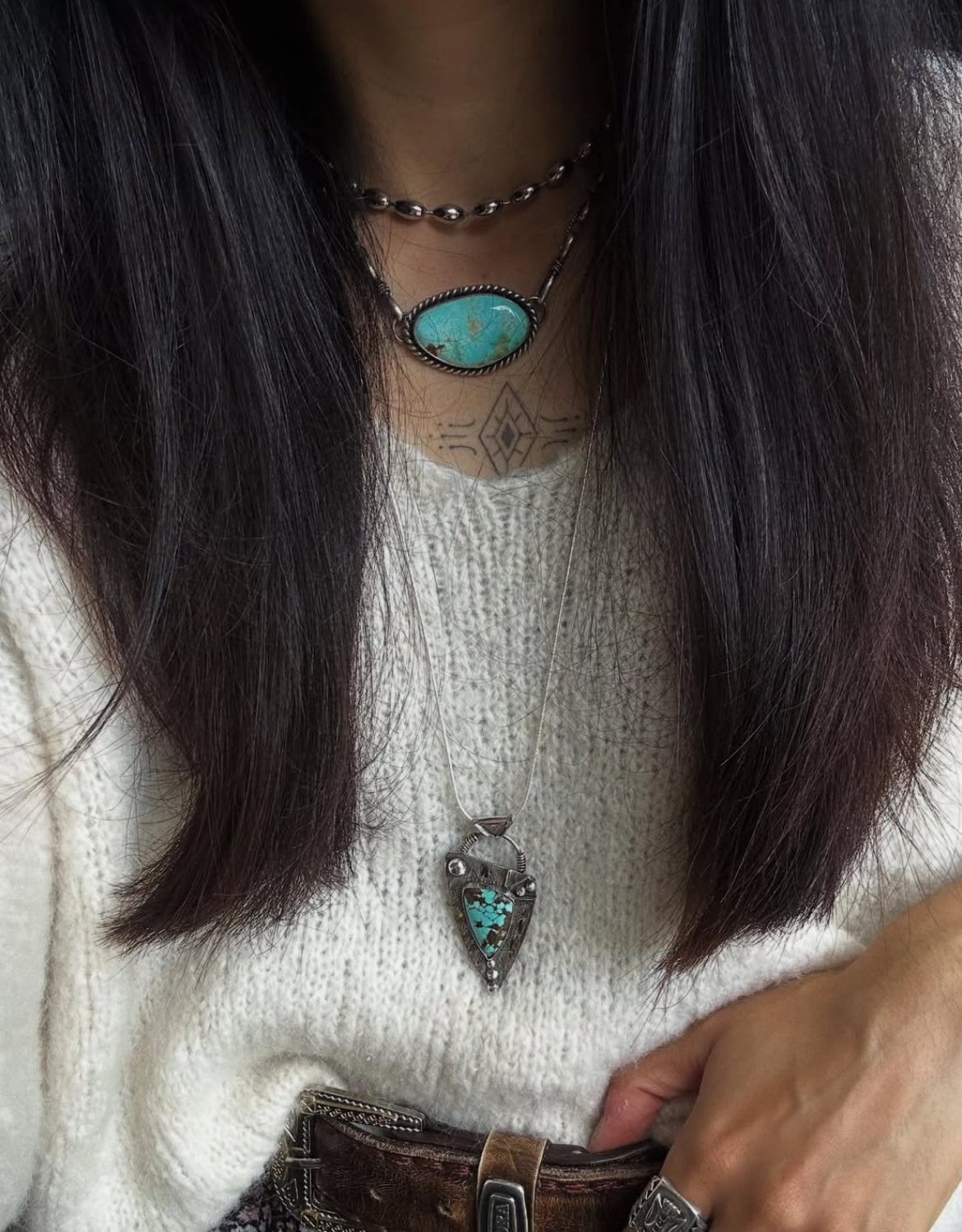 Pendentif en turquoise