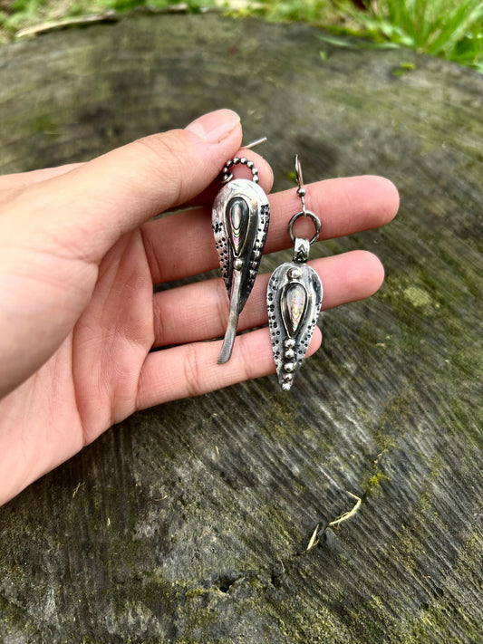 Boucles d'oreilles en Abalone