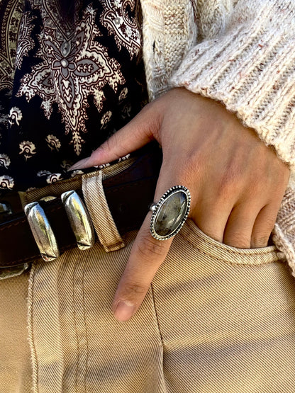 Bague en Agate du Montana