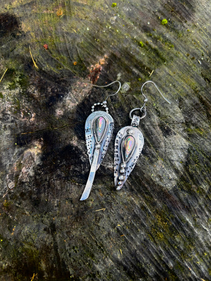 Boucles d'oreilles en Abalone