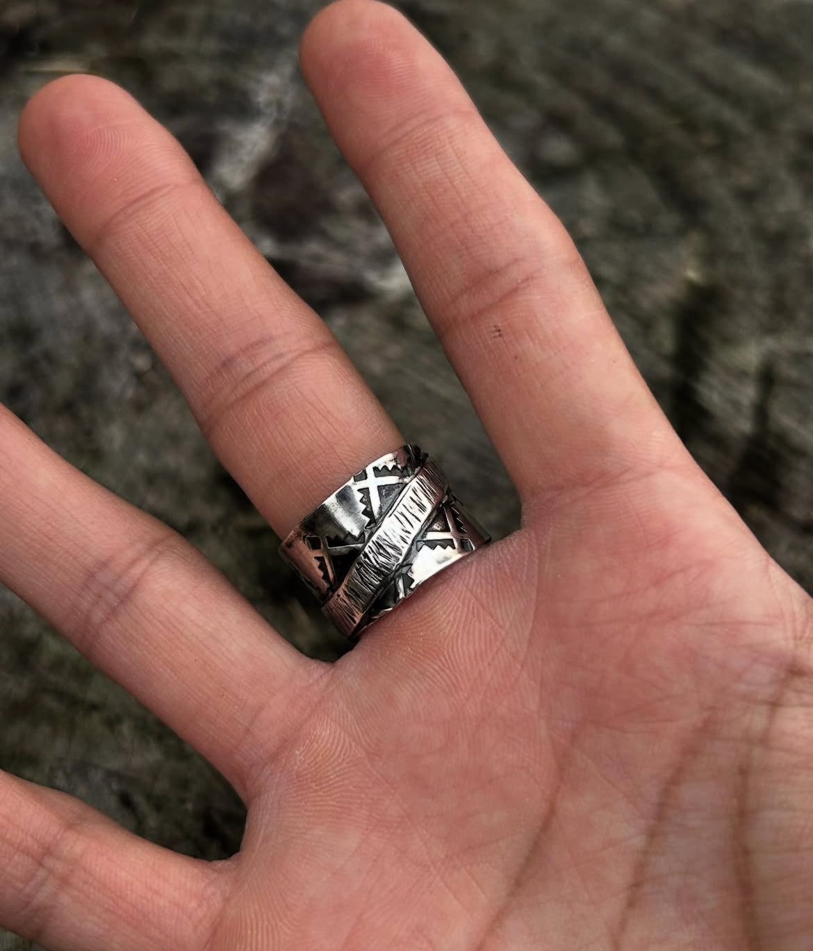 Bague Cow-boy Red Bar