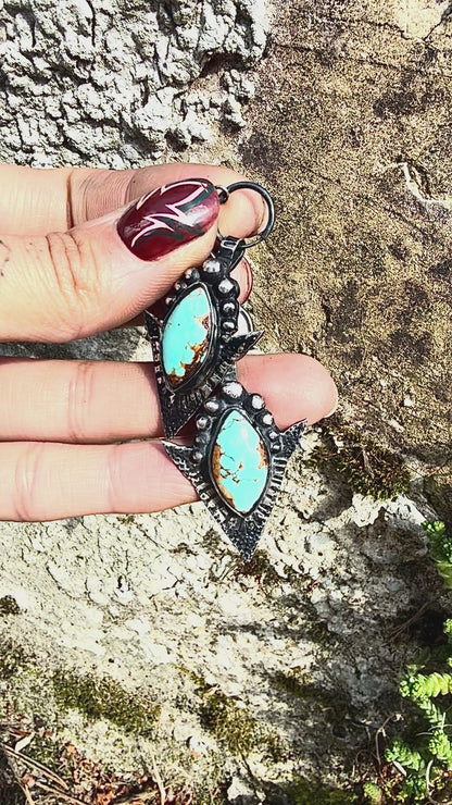 Boucles d’oreilles { Dusty Blue }